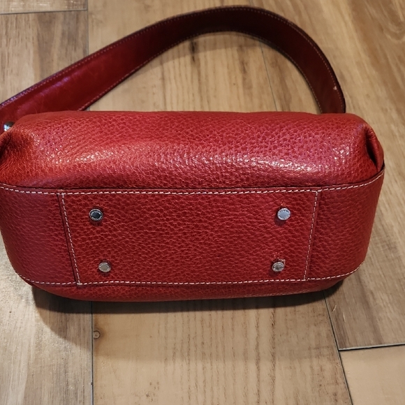 kate spade Red Pebbled Leather Bag with Matching Wallet Set - Picture 4 of 7